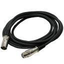 TECH テック マイクケーブル XLR(オス) / XLR(メス) 3m TMCC-3 ブラック 【ゆうパケット発送】