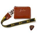 Fender フェンダー 950-700 (ブラウン) コインケース 小銭入れ 財布 本革 国産レザー(4)