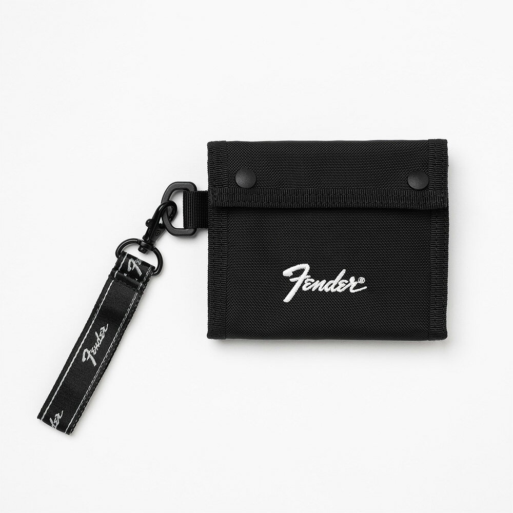 樂天商城 - Fender フェンダー 950-6070 (ブラック) 三つ折り財布 ナイロン
