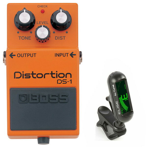 BOSS コンパクトエフェクター DS-1 ディストーション TuTune ギターチューナー セット ギター エフェクター