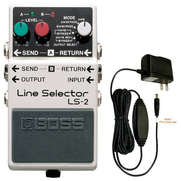BOSS セレクター LS-2 Line Selector 純正アダプター PSA-100S2 セット