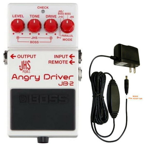 BOSS �ܥ� JB-2 Angry Driver �����С��ɥ饤�� + ���������ץ��� PSA-100S2 ���å�