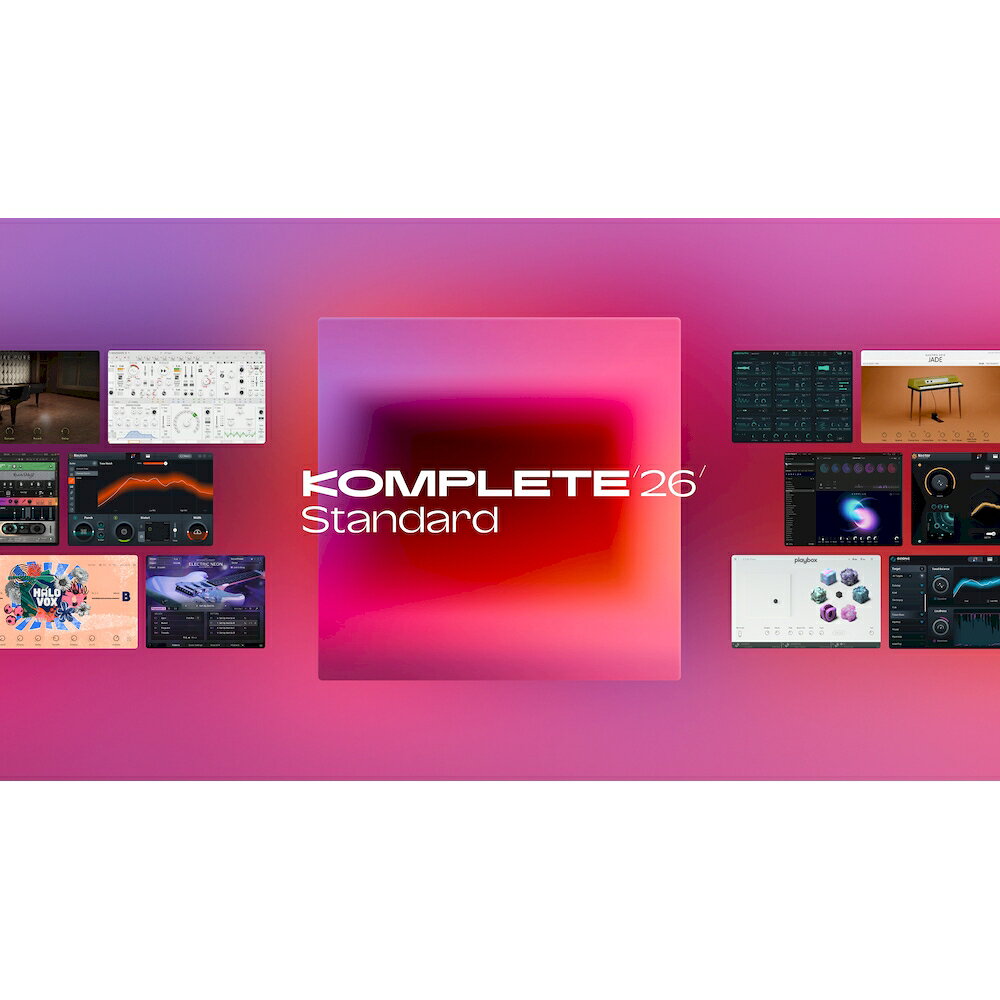 三木楽器 楽天市場店のNative Instruments KOMPLETE 26 STANDARD アップデート for STANDARD 13 and Older《メール納品・ダウンロード版》DTM ソフトウェア｜アングル2
