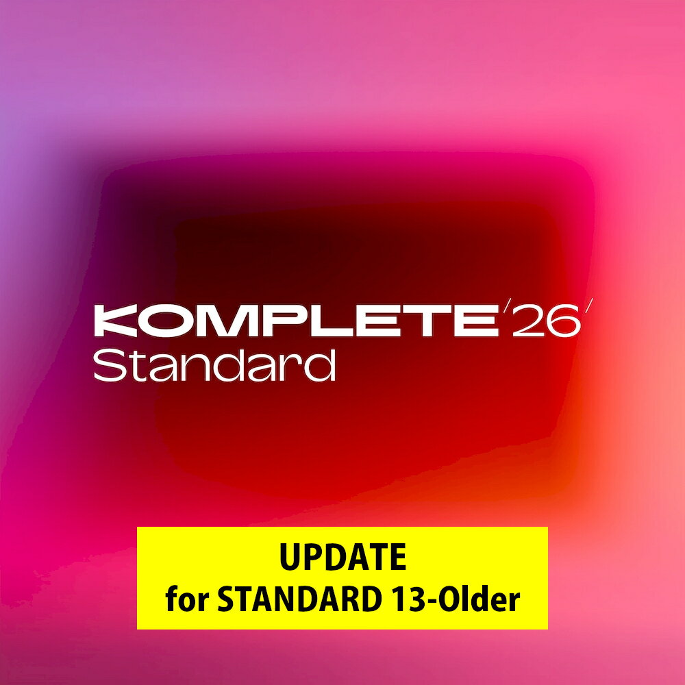 Native Instruments KOMPLETE 26 STANDARD アップデート for STANDARD 13 and Older《メール納品・ダウンロード版》DTM ソフトウェア