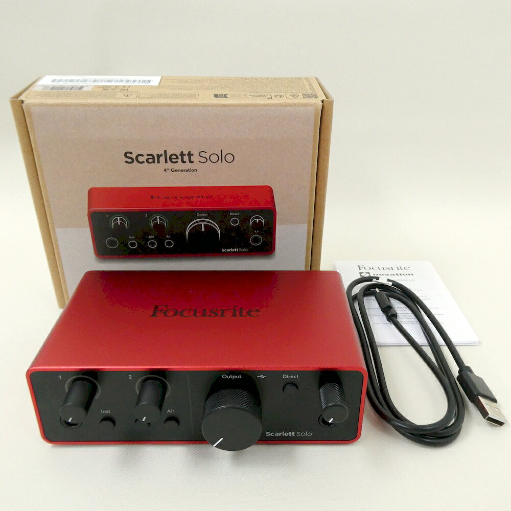 楽天市場】focusrite scarlett solo 3rd genの通販