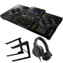 PIONEER オールインワン DJシステム XDJ-XZ + ヘッドホン HDJ-CUE1 + PCスタンド セット