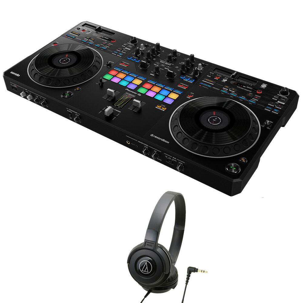 Pioneer DJコントローラー DDJ-REV5 + ヘッドホン ATH-S100 セット