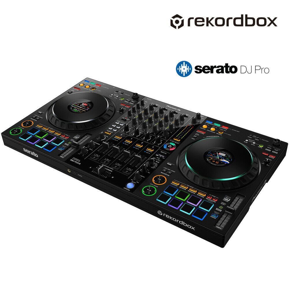 Pioneer 4CH DJコントローラー DDJ-FLX10 《rekordbox / Serato DJ Lite 対応》