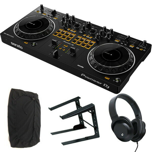 PIONEER DJコントローラー DDJ-REV1 + ヘッドホン KHP-001 + PCスタンド + ダストカバー セット