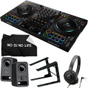 Pioneer 4CH DJコントローラー DDJ-FLX10 + ヘッドホンATH-S100 + PCスタンド + スピーカー Z150 + ダストカバー セ...