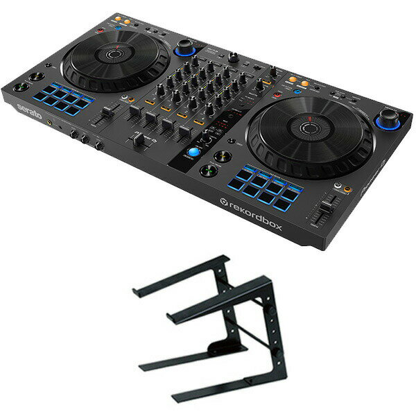 Pioneer 4CH DJコントローラー DDJ-FLX6-GT + PCスタンド セット《rekordbox・Serato DJ Pro ・VirtualDJ 対応》