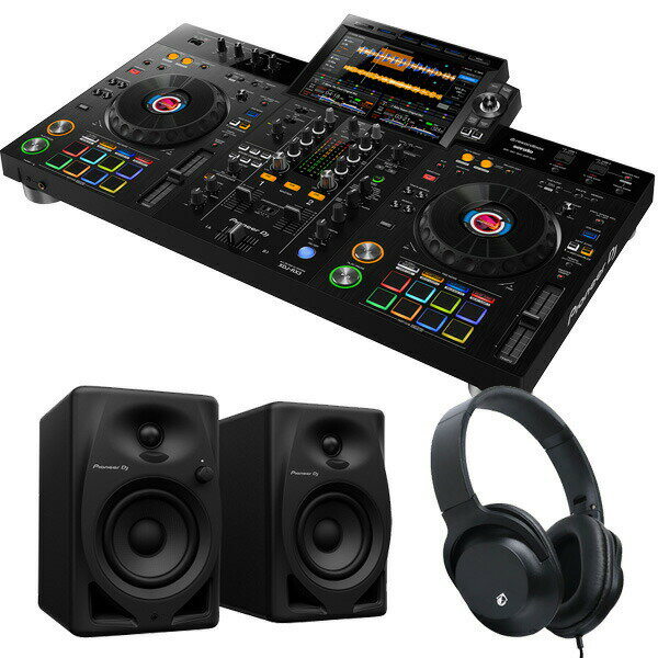 Pioneer オールインワンDJシステム XDJ-RX3 + ヘッドホン KHP-001 + スピーカー DM40D セット