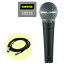 SHURE 奢 SM58-LCE ʥߥåޥ å̵ + 3mޥ֥ (XLR-XLR)  2ǯݾ