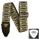 ERNIE BALL アーニーボール ストラップ EB 5344 MONTEBELLO IRON JACQUARD STRAP ★ピック付き 【ゆうパケット】※日時指定非対応・郵便受けにお届け
