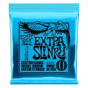 ERNIE BALL 2225 Extra Slinky Nickel Wound Electric Guitar Strings 8-38 Gauge エレキ...