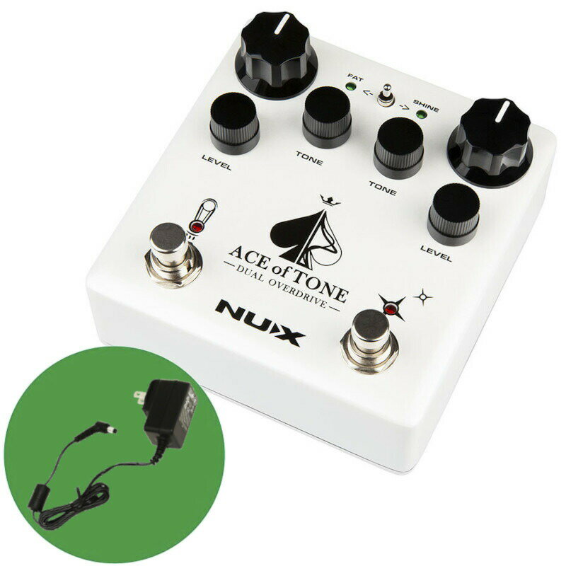 樂天商城 - 《在庫あり 送料無料》NUX ニューエックス ACE OF TONE NDO-5 デュアルオーバードライブ + ACD-006A ACアダプター