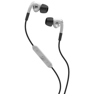 《アウトレット》Skullcandy スカルキャンディ FIX IN EAR 有線イヤホン White / Chrome S2FXFM-072《 ネコポス配送 ※日時指定非対応・郵便受けにお届け》ネット通販