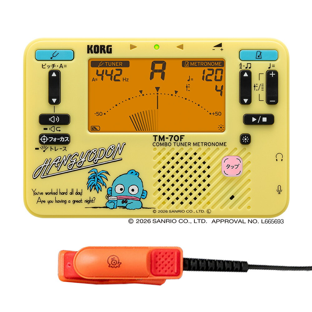 樂天商城 - KORG コルグ TM-70C SHG ハンギョドン チューナー メトロノーム 《クリップマイク付き》