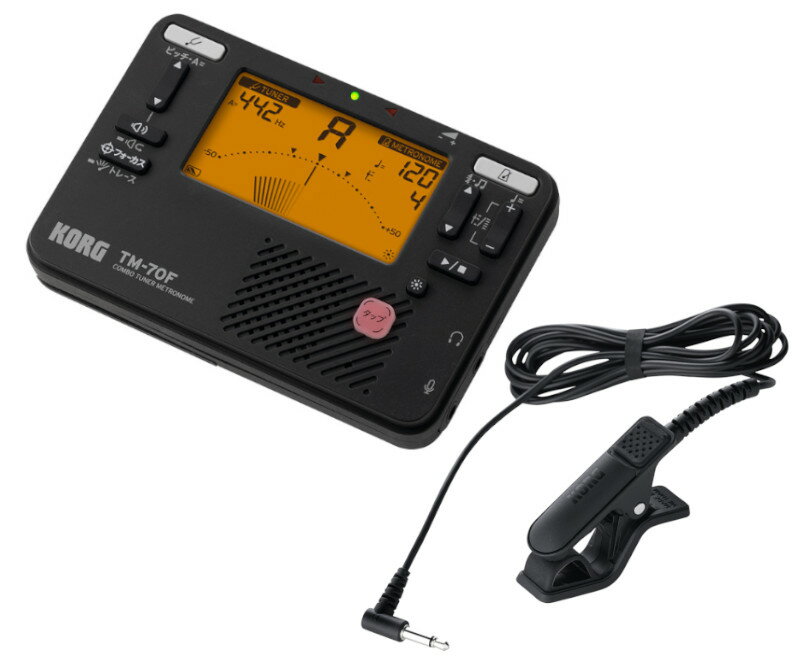 KORG 塼ʡ ȥΡ TM-70F BK + 塼ʡѥޥ CM-400 BK å ֥å