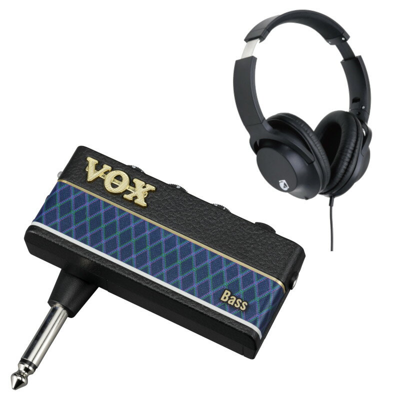VOX ボックス amPlug3 Bass (AP3-BA) + KHP-001 ヘッドフォン セット