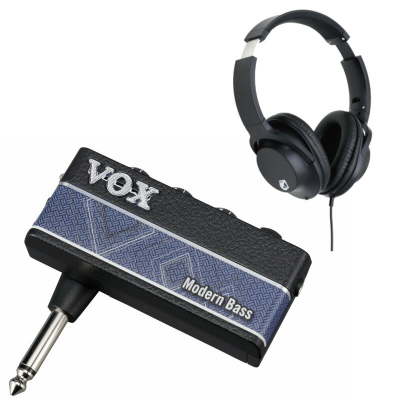 VOX ボックス amPlug3 Modern Bass (AP3-MB) + KHP-001 ヘッドフォン セット