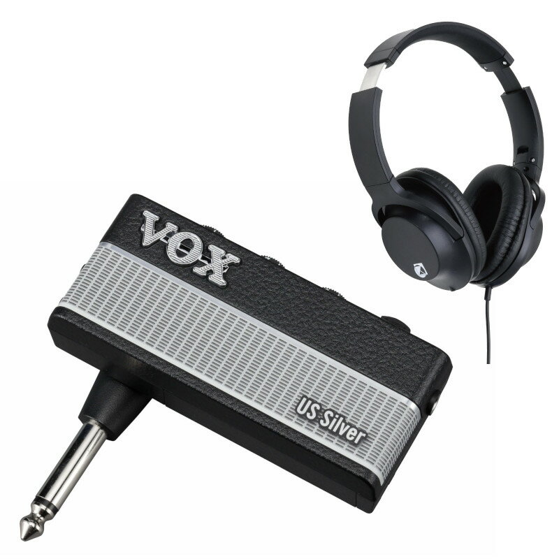 VOX ボックス amPlug3 US Silver (AP3-US) + KHP-001 ヘッドフォン セット