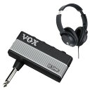 《セット内容》 ・VOX amPlug3 US Silver (AP3-US) ・ヘッドホン KHP-001 amPlug3は、世界で最も売れたヘッドフォンアンプ、amPlugの最新世代であり、どんなプレイヤーでもヘッドフォンに本格的なサウンドをシームレスに実現し、いつでもどこでも練習できます。 amPlug3は、ギターに直接プラグ・インできるカジュアルさ、アナログ回路にこだわった本格サウンド、バリエーション豊富なラインナップと、2007年の登場以来、超ロングセラーを続けるamPlugシリーズの第3世代です。 幅広いラインナップを用意、アイコニックなそれぞれのアンプのトーンを再現しています。シンプルさと豊かなサウンド・クオリティを両立させた、ミュージシャンにとって理想的な練習ツールと言えるでしょう。 本格的なサウンドと便利な機能で練習やセッションを向上させましょう。優れたアンプのトーンに加えて、amPlug3シリーズには強力なステレオ・エフェクトとリズム機能を内蔵しており、練習などの演奏中、多彩な編集と包括的な音響体験を提供します。 《特徴》 ●伝説的なUSコンボ・アンプのサウンドを再現。CH1は暖かくクリーントーンを、CH2は滑らかでリッチなドライブサウンドを生み出します。 ●アナログ回路は、広範囲の真空管アンプの圧縮と倍音を忠実に再現するように大幅に向上しています。 ●大幅に刷新されたエフェクト・セクションには、ステレオ・エフェクトを含み、ヘッドフォンや録音時にはより広がりのあるサウンド体験を実現します。 ●リズム機能が追加、各モデルには9つの基本パターンを内蔵しています。 ●スマートフォンや他の外部オーディオデバイスをAUXジャックに接続することで、お気に入りのトラックに合わせて演奏できます。また、TRRSケーブルを使用してAUXジャックに直接スマートフォンやノートパソコンに録音できます。 ●amPlug3のエレガントでアンプのような外観が、全体の向上した体験に寄与しています。 《仕様》 ・内蔵エフェクト：Tremolo,Chorus,Delay,Reverb ・内蔵リズム・パターン：Rock1,Blues,Pop1,Pop2,Jazz,Disco,Funk1,Metal1,Metronome 入出力端子: ・Phones端子(3.5mmステレオ・ミニフォーン・ジャック)、 ・AUX端子(CTIA準拠3.5mm TRRSミニフォーン・ジャック) 電源:単4形乾電池2本、または単4形ニッケル水素充電池2本 電池寿命: ・11時間/17時間(アルカリ乾電池、FXまたはRHYTHMオン時/オフ時)、 ・4時間/6時間(マンガン乾電池、FXまたはRHYTHMオン時/オフ時) 外形寸法(W×D×H):87×33×39mm(プラグ収納時) 質量:40g(電池含まず) 付属品:動作確認用単4形マンガン乾電池2本関連商品VOX ボックス amPlug3 Bass (AP3-BA) + KH...VOX ボックス amPlug3 UK Drive (AP3-UD) ...8,270円8,270円VOX ボックス amPlug3 AC-30 (AP3-AC) + K...VOX ボックス amPlug3 Boutique (AP3-BQ) ...8,270円8,270円VOX ボックス amPlug3 High Gain (AP3-HG)...VOX ボックス amPlug3 Modern Bass (AP3-M...8,270円8,270円VOX ヘッドホン ギターアンプ アンプラグ amPlug3 US S...VOX ボックス amPlug3 US Silver (AP3-US)...6,490円11,440円VOX ヘッドホン ギターアンプ アンプラグ amPlug3 Bass...VOX ヘッドホン ギターアンプ アンプラグ amPlug3 AC-3...6,490円6,490円《セット内容》 ・VOX amPlug3 US Silver (AP3-US) ・ヘッドホン KHP-001 amPlug3は、世界で最も売れたヘッドフォンアンプ、amPlugの最新世代であり、どんなプレイヤーでもヘッドフォンに本格的なサウンドをシームレスに実現し、いつでもどこでも練習できます。