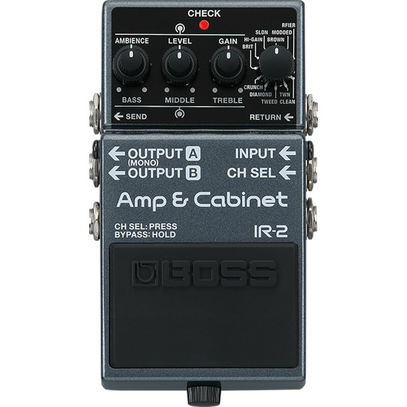 BOSS ボス IR-2 Amp & Cabinet アンプシミュレーター/キャビネットIRローダー