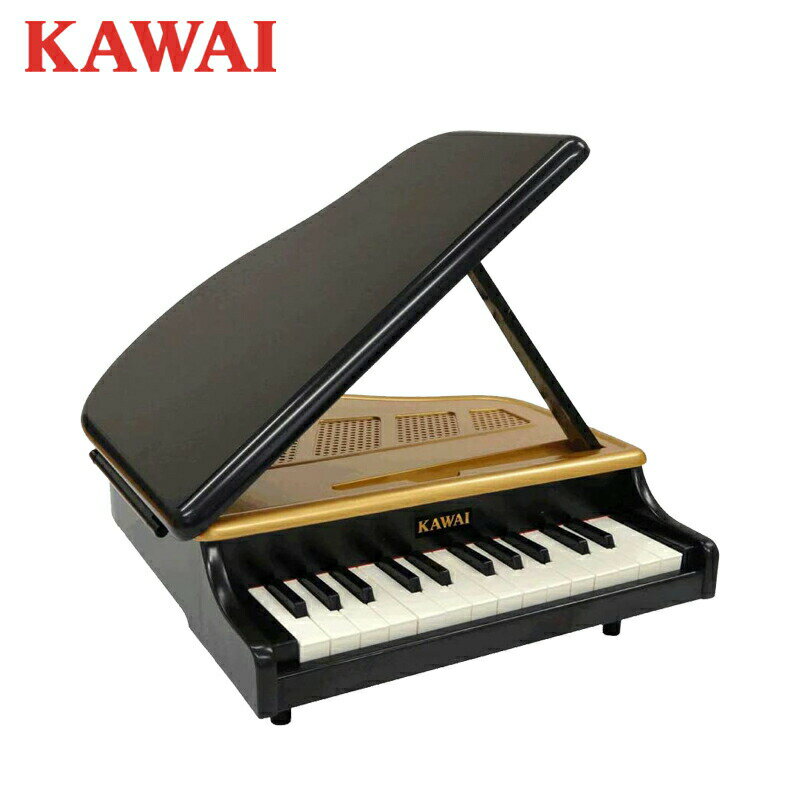 キッズ　グランドピアノ KAWAI ミニピアノ ミニグランドピアノ ブラック 1191 25鍵盤 カワイ トイピアノ 屋根の開く25鍵のピアノのおもちゃ