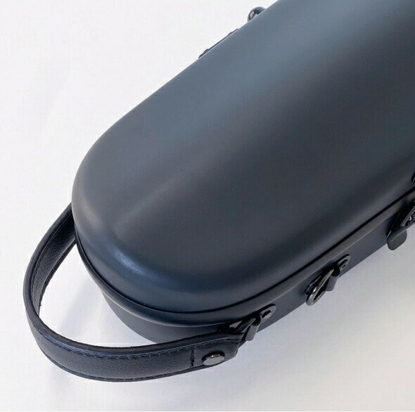 【外付け楽譜バッグ(AB-101)セット】カーボンマック CFV-2S NVY サテン ダークネイビー 軽量 丈夫 カーボンファイバー製 バイオリンケース ハードケース