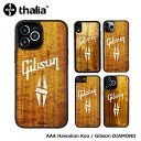 Thalia New Hawaiian Koa / GIBSON PEARL DIAMOND LOGO / iPhone case【Gibson社オフィシャルライセンス】タリア ギブソン