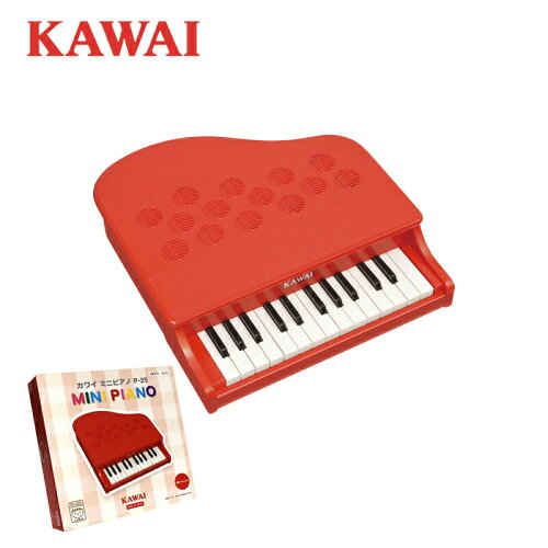 カワイ トイピアノKAWAI (カワイ) ミニピアノ P-25 1183 ポピーレッド...