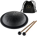 MEINL マイネル Sonic Energy Collection タングドラム 5.5インチ C Major / MSTD1BK 【Black】 ≪巾着 / ラバーマレット付属≫