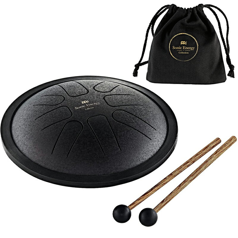 MEINL マイネル Sonic Energy Collection スモールスチール タングドラム 7インチ F Minor / SSTD1BK 【Black】 ≪巾着 / ラバーマレット付属≫