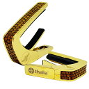 タリア カポ Thalia Capos PREMIUM Series AAA Curly Hawaiian Koa 24KG-SAVETHEBEES / SAVE THE BEE 24K GOLD ギター 12インチフレットパッド付属