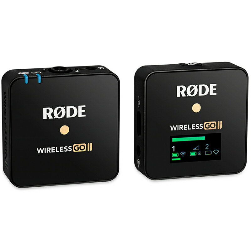 《即納可能 限定数》RODE WIGOII SINGLE ワイヤレス ゴー II シングル 黒 ワイヤレス 送受信機セット（送信機にマイク内蔵） 【国内正規品】