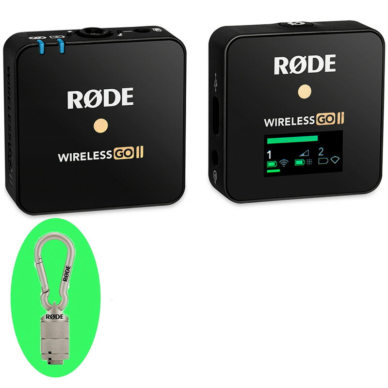 《即納可能》RODE WIGOII SINGLE ワイヤレス ゴー II シングル 黒 + TAK セット 【国内正規品】