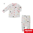 【アウトレット】【ミキハウス公式ショップ】ミキハウス ダブルB mikihouse パジャマ(80cm-130cm) 女の子 子供 子供服 キッズ 長袖 ルーム...