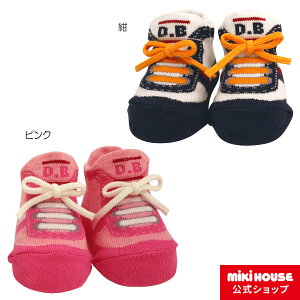 ミキハウス ダブルビー mikihouse シューズ風ベビーソックス(9cm-13cm) ベビー 赤ちゃん 靴下 男の子 女の子