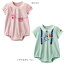 ミキハウス ホットビスケッツ mikihouse サスペンダー&ポシェットプリント ボディシャツ(70cm・80cm)