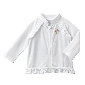 ミキハウス mikihouse ガールズ♪ラッシュジャケット（80cm・90cm） ベビー 赤ちゃん 水着 女の子 UVカット 長袖