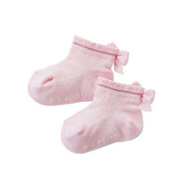 ミキハウス mikihouse ラメリボン付きメッシュローカットソックス(11cm-21cm)