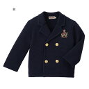 【ミキハウス公式ショップ】ミキハウス mikihouse ニットジャケット(110cm・120cm)子供服 子ども キッズ 男の子 ジャケット 羽織り はおりもの 長袖 長そで ニット フォーマル セミフォーマル 卒入学 入学式 卒園式 七五三 発表会 結婚式 フォーマルウエア 紺