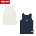 【ミキハウス公式ショップ】ミキハウス mikihouse 【肌着】ロゴタンクトップ(80cm-140cm)ベビー服 キッズ 子供服 男の子 男児 インナー 日本製ノースリーブ肌着 タンクトップ ノースリーブ タンク 袖なし