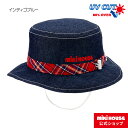 【ミキハウス公式ショップ】ミキハウス mikihouse デニム帽子〈SS-L(46-54cm)〉ベビー キッズ 赤ちゃん 子供 こども 帽子 ハット 女の子 男の子 UVカット ゴム付き サイズ調整 UVカット 日よけ 紫外線対策 つば付き