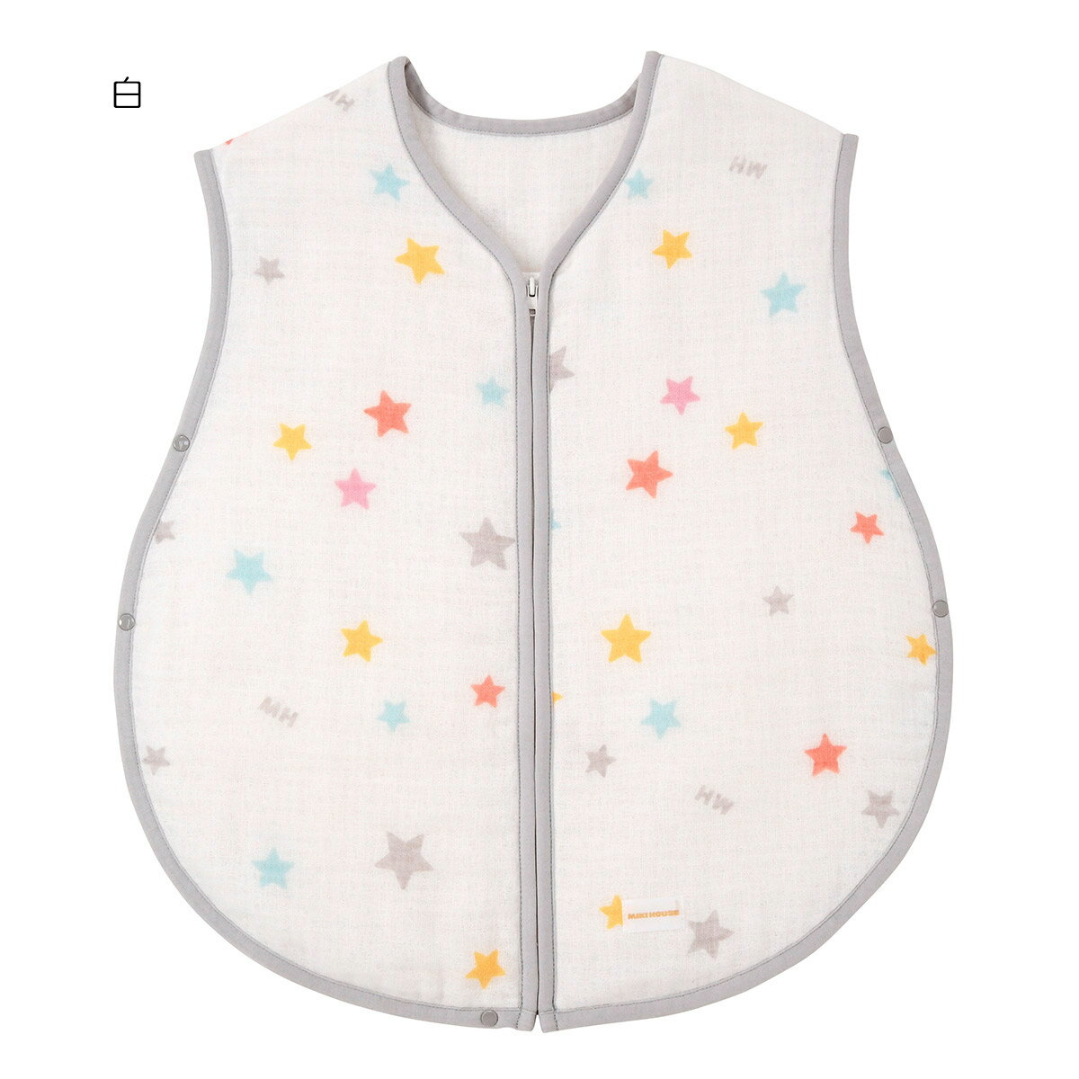 【ミキハウス公式ショップ】ミキハウス mikihouse ガーゼスリーパー ベビー キッズ ベビー用品 赤ちゃん 子供 日本製 ギフト お祝い プレゼント お昼寝 6重ガーゼのサムネイル