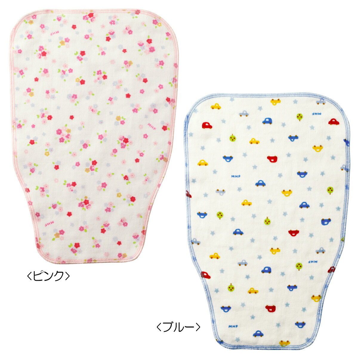 【ミキハウス公式ショップ】ミキハウス mikihouse 小花＆くるま柄の汗取りパッド ベビー用品 ベビー 赤ちゃん 日本製 ギフト お祝い プレゼントのサムネイル