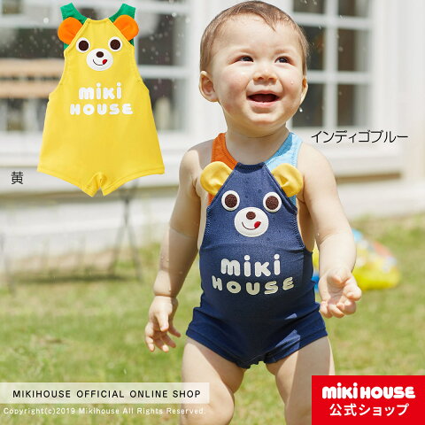ミキハウス mikihouse プッチー☆なりきりグレコ水着（70cm・80cm・90cm） ベビー 赤ちゃん 水遊び 男の子 女の子