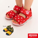 【アウトレット】【ミキハウス公式ショップ】ミキハウス ホットビスケッツ mikihouse ジャージ素材サンダル<14cm・15cm・16cm・17cm・18c...