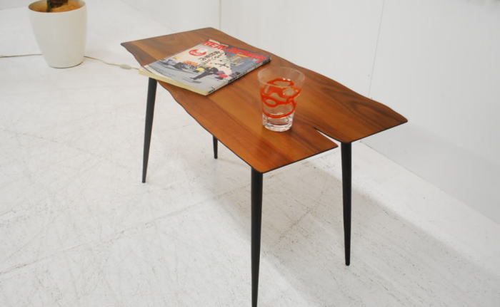 送料無料 未使用 アウトレット ヴィンテージ調モダンデザインハイタイプ テーブル 77幅 現品限りミキインテリア